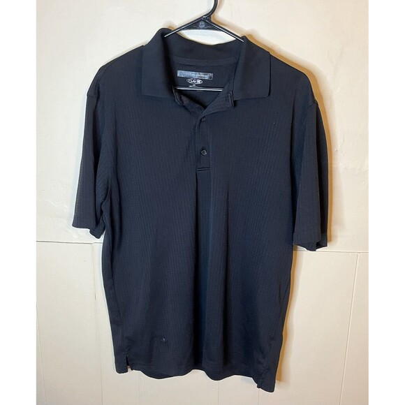 Greg Norman Collection Other - Greg Norman Play Dry Black Dri Fit Polo Shirt Men’s Large Stretch 100% Polyester